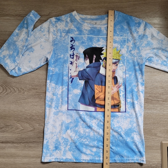NARUTO SHIPPUDEN x RIPPLE JUNCTION Vintage Tie-dye Longsleeve Tee Unisex Small - Picture 4 of 6